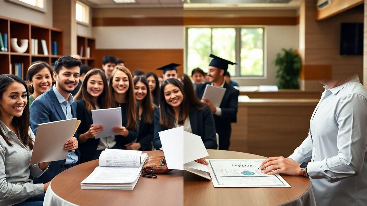 Diferenças entre Diploma Original e Falso